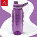 Attro Gripstar Sports 1500ml Water Bottle with Easy to Carry Grip Handle BPA Free Food Grade Leak Proof Ideal - Purple, Plastic...