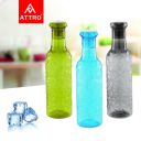 Attro Iceberg Unbreakable PET Fridge Water Bottle,Set of 3,1000 ml,Multicolor...