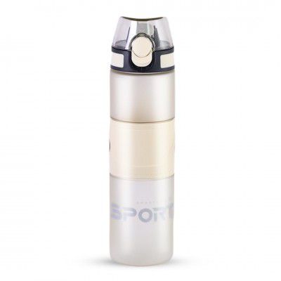ATTRO Icy Sport 800ml Matt Finish Plastic Water Bottle with Straw and Designer Strap - Ideal