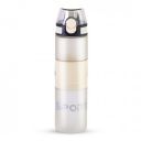 ATTRO Icy Sport 800ml Matt Finish Plastic Water Bottle with Straw and Designer Strap - Ideal...