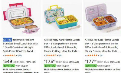 ATTRO Kitchen & Dining Upto 80% OFF + Extra 15% OFF Via Coupon