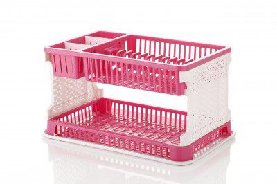 Attro Lenova Utensil Basket-Stylish and Durable Plastic Kitchen Organizer Rack