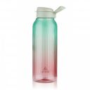 ATTRO Linear Deluxe 1.5 L BPA-Free Plastic Water Bottle - Green Red...