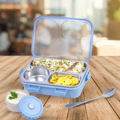 Attro Lunch Pro 3 Lunch Box -750ml Apricot Orange