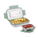 Attro Lunchmate Stainless Steel Airtight Leak-Proof Lunch Box, 800 Ml...