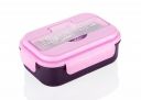 Attro Magic Lunch Box Comes with 3 Compartment,2 Spoons & Stylish Lid...