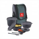 Attro Micron Stainless Steel Double Wall Lunch Box, Airtight & Leak Proof - 4 Containers with Bag...
