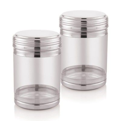 Attro Nexon Stainless Steel See Through Airtight Containers For Masala Box