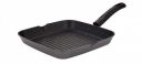 Attro Non-Stick Aluminium Gas Compatible Grill Pan, 24 Cm, Spatter Finish, Marble Grey...