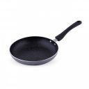 Attro Non Stick Gas and Induction Compatible Tapper Fry Pan/Omelette Pan/Fry Pan/Tapper pan240 mm, Spatter Finish, Black...