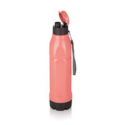 Attro Plastic Sky Procool 800 Super Pu Insulated Hot & Cold Water Bottle, 670Ml - Pink