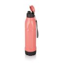 Attro Plastic Sky Procool 800 Super Pu Insulated Hot & Cold Water Bottle, 670Ml - Pink...