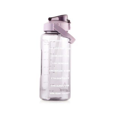 ATTRO Smasher 2 Liter Quotes & Time Marker Sports Bottle