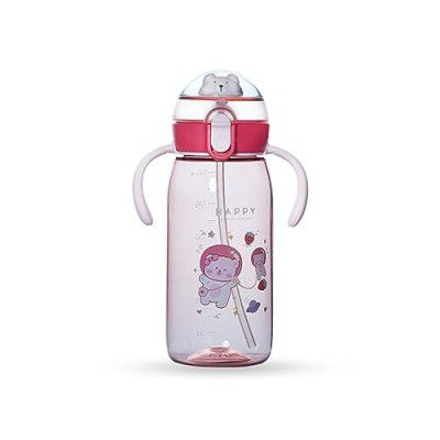 Attro Teddu 550ml Cute and Convenient Cartoon Printed Kids Tritan Water Bottle