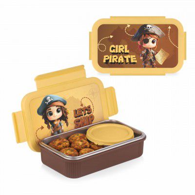 ATTRO Treat Time Stainless Steel Insulated Lunch Box