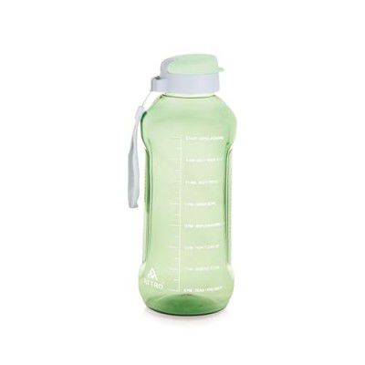 ATTRO Ultra Pro Motivational 1.5-Liter BPA-Free Water Bottle with Leak-Proof Flip-Top Cap, Nylon Strap and Stylish Color for Daily Hydration- Mint Green