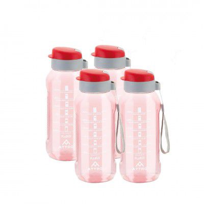 ATTRO Ultra Pro Motivational 1-Liter BPA-Free Water Bottle with Leak-Proof Flip-Top Cap
