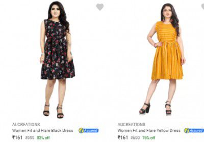 AUCREATIONS Womens Dress upto 80% Off