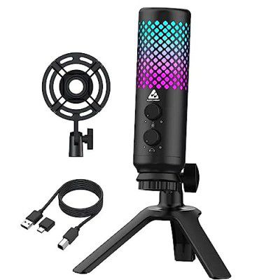 Audio Array AM-C30 Metal RGB Professional USB Microphone
