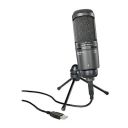 Audio-Technica AT2020 USB Plus Cardioid Condenser USB Microphone (Black)...