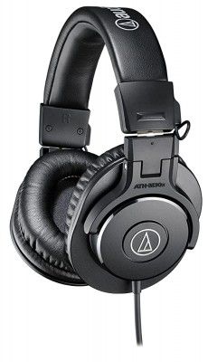 Audio-Technica Ath-M30X Wired On Ear Headphones Without Mic