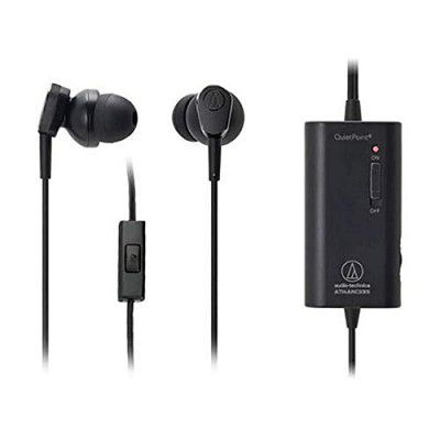 Audio-Technica QuietPoint Wired in Ear Earphone Without Mic (Black)