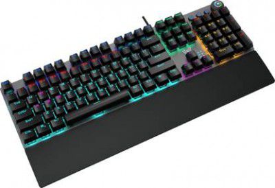 Aula F2058 /100% Antighosting, Recordable Macros, Magnetic Wrist Rest, Backlit, Mechanical Wired USB Standard Gaming Keyboard