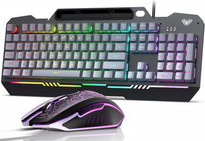AULA T102 Gaming Keyboard and Mouse Combo