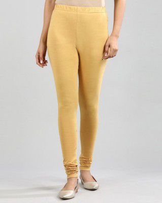 AURELIA Mid-Rise Churidar with Elasticated Waistband