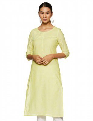 Aurelia Women's Cotton Straight Kurta