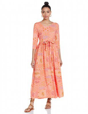 Aurelia Women's Rayon A-Line Maxi Dress