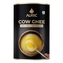 Auric Lab Certified Cow Ghee - 100% Pure and Natural - Desi Ghee - Highly Nutritious - Helps Keep Your Heart Healthy - Boost Immunity & Energy 1 Litre Tin Pack...