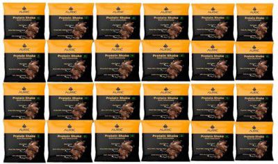 Auric Vegan Protein Powder for Men & Women | 24 Sachet | 21g Plant Protein & 6g BCAA in every sachet
