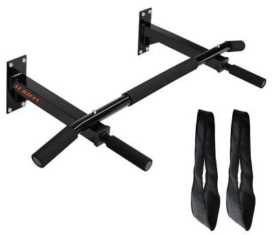 Aurion Multifunctional Wall Mounted Pull Up Bar Chin Up bar Dip Station for Indoor Home Gym Workout
