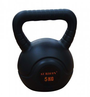 Aurion PVC Strength Training Kettlebells for Weightlifting, Conditioning, Strength & Core Training (5 Kg)