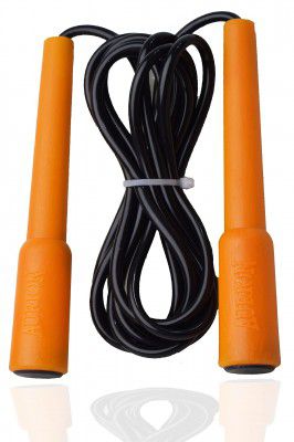 Aurion Skipping Rope (Black and Orange, Pack of 1) | Men and Women Jumping