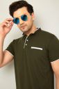 AUSK Men's Cotton Henley Neck Half Sleeve Solid Regular Fit T-Shirt...