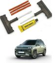 Auto Addict 6 Pieces Car and Bike Auto Tubeless Tire Tyre Puncture Repair Tool Kit Safety 3 Strip for Exter...