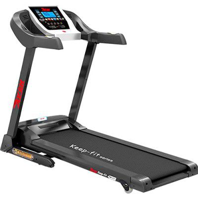 Auto Lubrication Duel Suspension Motorized Treadmill for 110 User Weight Designed for Diabetic - Cardio Workouts