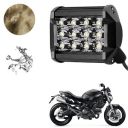 Auto Pearl 12 LED Bar Light Auto Pearl- Universal Bike Car Fog Light - Fitting for - Ducati Monster 795 S2R 1 PC (48W)...