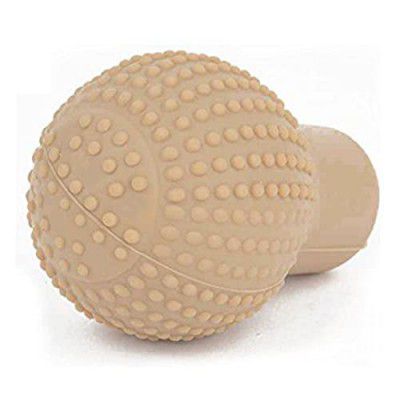 Auto Pearl Car Non Slip Soft Silicon Beige Color Gear Shift Knob Cover- Chevrolet (Round Shape)
