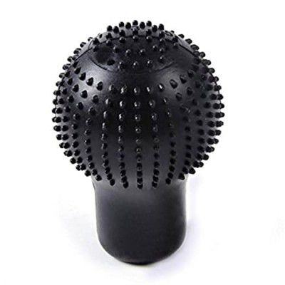 Auto Pearl Car Non Slip Soft Silicon Black Color Gear Shift Knob Cover, Round Shape