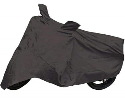 Auto Pearl Orange Matty Bike Body Cover with Mirror Pockets Buckle Belt Compatible with -Passion Plus