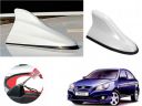 Auto Pearl Shark Fin Antenna Universal Replacement Car Antenna Roof Aerial ABS Material Waterproof Rubber Ring AM FM Radio Signal for - Verna - (Color White)...