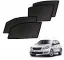 Auto Pearl Z Black Window Plug-in Half Sun Shades Car Curtain Compatible with - Rapid - Set of 4 Pcs...