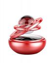 AutoBizarre Metal Body Solar Powered Rotating Red Solar Crystal Car Air Freshener | Pack Of 1...