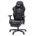 AutoFull C3 Gaming Chair Office Chair PC Chair with Ergonomics Lumbar Support, Racing Style PU Leather High Back Adjustable Swivel Task Chair with Footrest (Black)...
