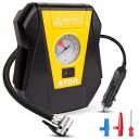Autofy Atom Car Tyre Inflator 100PSi Rapid Mini Portable Air Compressor Pump (4 Meters Long Wire – 12V DC)...