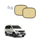 Autokraftz Beige Side Window, Rear Window Sun Shade for Mahindra Xylo (2)...