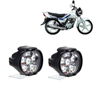 Autokraftz Bike Motorcycle Spot Fog Waterproof Round Head Light For Tvs Fiero F2 (12W, Set of 2)
